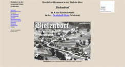 Desktop Screenshot of bielendorf.de