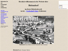 Tablet Screenshot of bielendorf.de